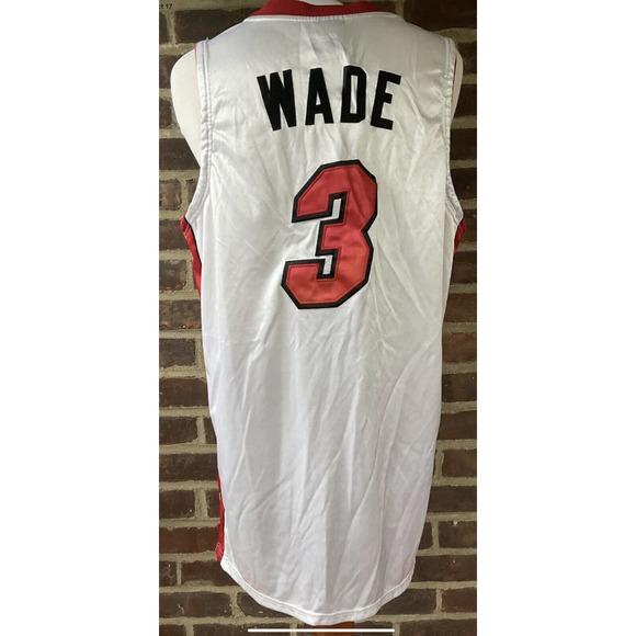 Adidas Miami Heat Dwyane Wade Stitched Jersey Size 52 - Picture 3 of 8
